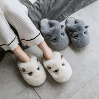 [당일출고]카리스마 드래곤 털실내화 겨울 방한 퍼슬리퍼 4color