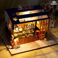 스마토이 스시가게 일식집 심야식당 매장 타이쿤 DIY 미니어처 조립