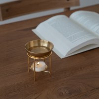 골드 스테인리스 아로마 오일버너