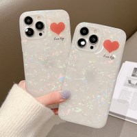 하트 패턴 스톤 케이스 S23