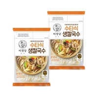 CJ 즐거운동행 미정당 생칼국수 1kg x2개