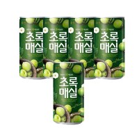 웅진 초록 매실 180ml 캔 미니 음료 30개입