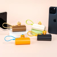 카카오프렌즈 볼캡 도킹형 보조배터리 5000mAh(8핀/C타입)