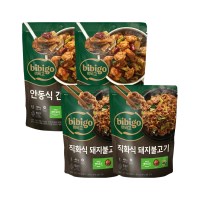 비비고 안동식 간장찜닭 700g x2개+돼지불고기 400g x2개