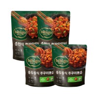 비비고 춘천 철판 닭갈비 700g x2개+쭈꾸미볶음 355g x2개