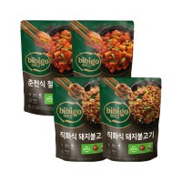 비비고 춘천 철판 닭갈비 700g x2개+돼지불고기 400g x2개