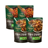 비비고 춘천 철판 닭갈비 700g x2개+간장찜닭 700g x2개