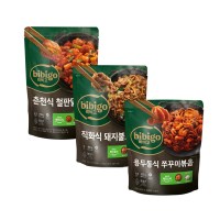 비비고 춘천 철판닭갈비700g x1+돼지불고기400g x1+쭈꾸미볶음355g x