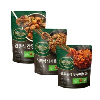 비비고 안동식간장찜닭700g x1+돼지불고기400g x1+쭈꾸미볶음355g x1