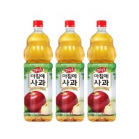 해태 과일촌 아침에 사과 주스 과일 음료 1.5L 12개