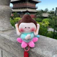 행운 석가모니 부처님 귀여운 키링 부적 인형 생일 반려 애착