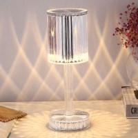 아크릴 LED 3색 조명 터치 무드등 P0000TSB B12