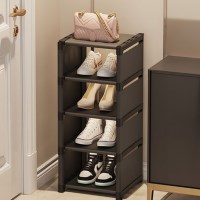 아파트 좁은현관엔 칸칸조절 5단 신발정리대