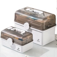 3단 디자인 가정용 약보관함 비상 응급 키트 구급상자