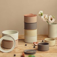 네오플램 피카 원 도자기 용기 600ml 4개 세트