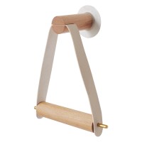 레더우드 가죽 스트랩 욕실 화장실 두루마리 화장지 롤 홀더 걸이
