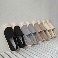 [S]로퍼 슬립온 단화 여자신발_  r8069니트_DS
