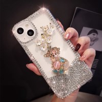 갤럭시S23울트라 케이스/S918 쥬얼리 화병 보석 큐빅케이스