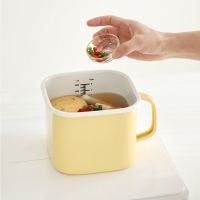 대용량 직화 인덕션 법랑 핸들 저장용기 2.2L (뚜껑포함)