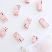 올챌린지 물에 잘 풀리는 미니 포켓 물티슈 7매 10팩