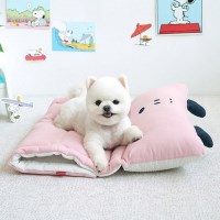 패리스독 스누피 낮잠베드 핑크