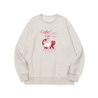 btm64 꽁꽁 얼어붙은 책을 업고 그래픽 로고 맨투맨