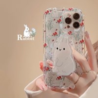 크랜베리 토끼 스마트톡케이스 아이폰16