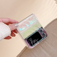 Z플립6 그라디언트 레이저 오로라 케이스