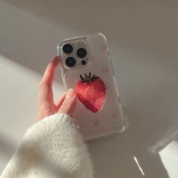 strawberry flower pattern 디자인 [분리형 커버 케이스]