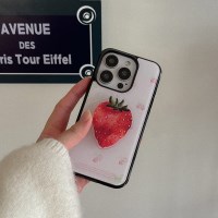 strawberry flower pattern 디자인 [에폭시 범퍼케이스]