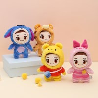 아이돌룩 디즈니 팝타운 인형 옷 10cm (푸, 피글렛, 티거, 이요르)