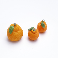 아크릴 한라봉 펜던트 과일 오렌지 귤 키링 재료