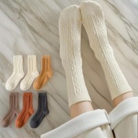 여자 소프트 중목 6종세트 겨울 니트 양말