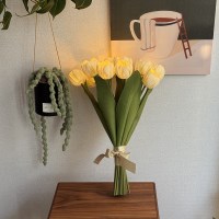뉴 글램 자이언트 대형 41cm 튤립 부케 LED 조명 무드등_6colors