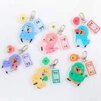 키키쿼카 뱀 코스튬 아크릴 부적 키링