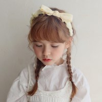 채니봉봉 루미베어 포멀 주름 헤어밴드