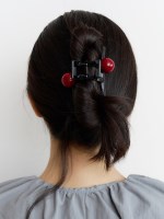 kyoto ball hair clip (RED)