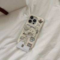 cozy drawing pattern 디자인 [맥세이프 카드수납 폰케이스]
