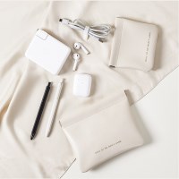 플리퍼 화장품 메이크업 액세서리 소품 여행용 이어폰 보조배터리 파