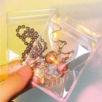 투명 미니 악세사리 지퍼백 PVC 반지 귀걸이 포장 보관 소현