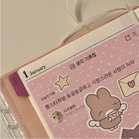 [웨이투페치] 블로그 롱~ 모조지 스티커팩(16장 구성)