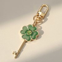 [탄생석] 행운의 클로버 열쇠 키링 (선물포장)