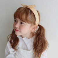 채니봉봉 스프링체크 손수건 헤어밴드 유아머리띠