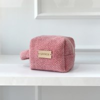 Cushion pouch_teddy pink
