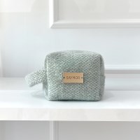 Cushion pouch_teddy mint