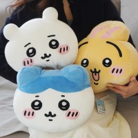 정품 치이카와 인형 캐릭터 차량용 목쿠션 목베개 먼작귀 얼굴 굿즈