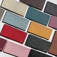 핸드메이드 슬림 지폐 현금지갑 엡송 가죽 이니셜 여행 골프 14color