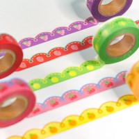 포쿠포쿠 후르츠 스티치 마스킹 테이프 15mm