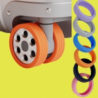 실리콘 캐리어 바퀴 커버 슈즈 교체 고무 덮개 싸개 보호