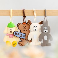 캐릭터 캐리어 골프 가방 네임택